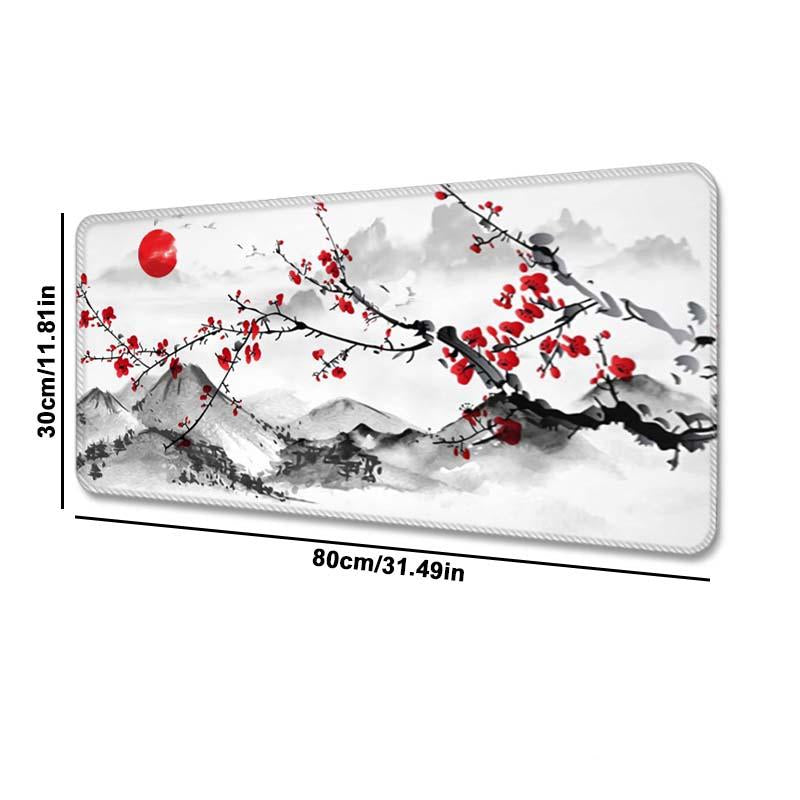 Large Cherry Blossom Gaming Mouse Pad — Anti-Slip, Durable, Perfect for Pro-Level Play & Work