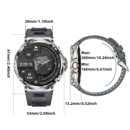 Smart Watch for Men with 1.85'' HD Display — Answer/Make Calls, 100+ Sports Modes, Notifications, iPhone & Android