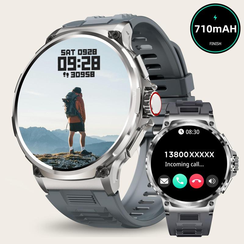 Smart Watch for Men with 1.85'' HD Display — Answer/Make Calls, 100+ Sports Modes, Notifications, iPhone & Android