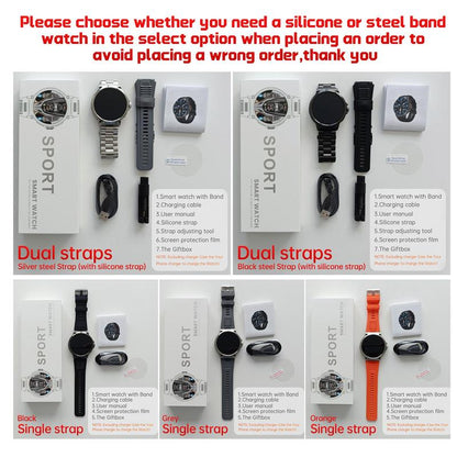 Smart Watch for Men with 1.85'' HD Display — Answer/Make Calls, 100+ Sports Modes, Notifications, iPhone & Android