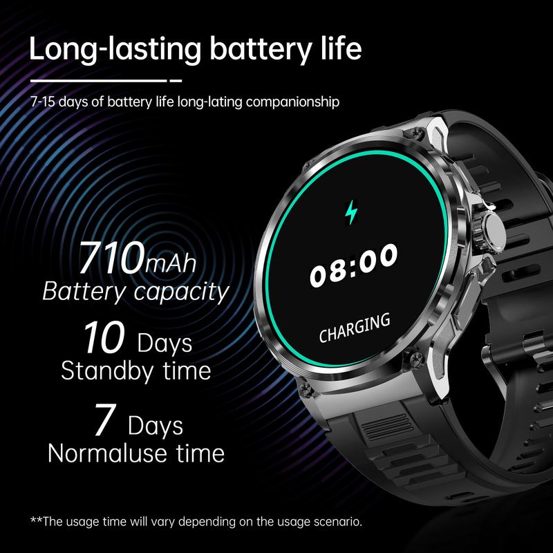 Smart Watch for Men with 1.85'' HD Display — Answer/Make Calls, 100+ Sports Modes, Notifications, iPhone & Android
