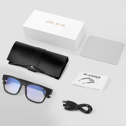 Wireless Smart Audio Glasses — Bluetooth Polarized Sunglasses, Waterproof IPX4