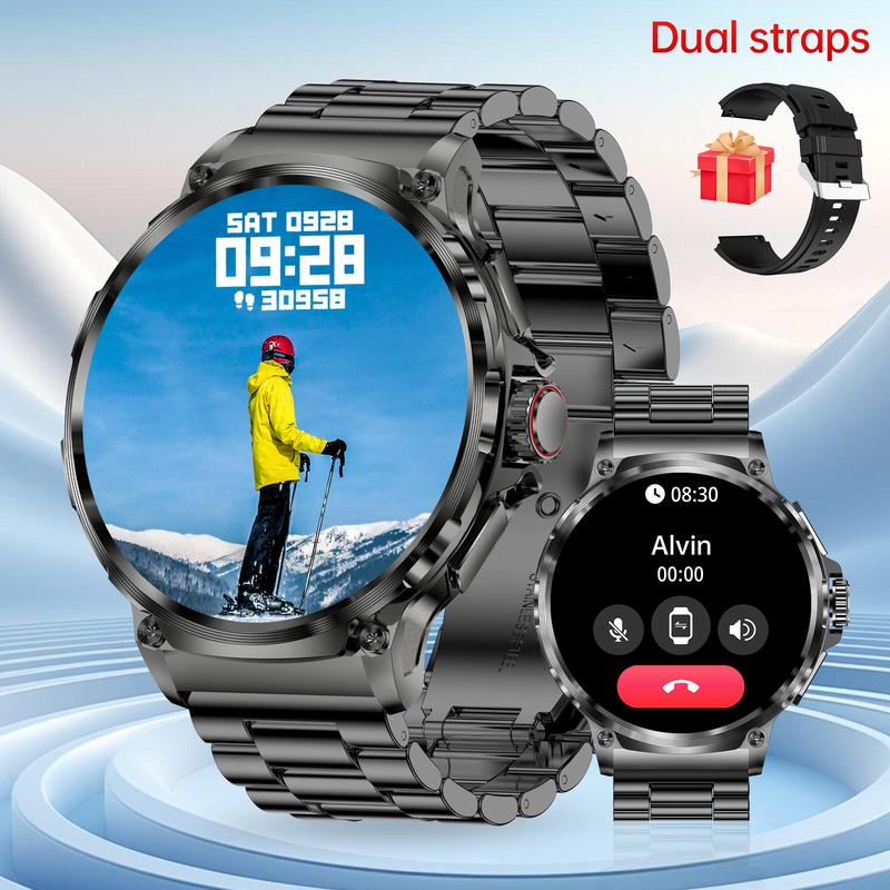 Smart Watch for Men with 1.85'' HD Display — Answer/Make Calls, 100+ Sports Modes, Notifications, iPhone & Android