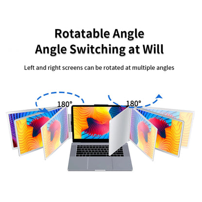 Portable 12'' Dual Monitor Extender — Full HD IPS Laptop Second Screen for MacBook, Huawei & PC