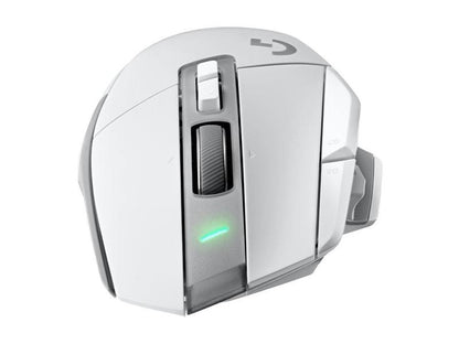 Logitech G502 X LIGHTSPEED Wireless — Ultra-Fast Gaming Mouse with Hybrid Optical-Mechanical Switches & HERO 25K Sensor (White)