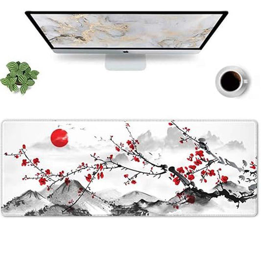 Large Cherry Blossom Gaming Mouse Pad — Anti-Slip, Durable, Perfect for Pro-Level Play & Work
