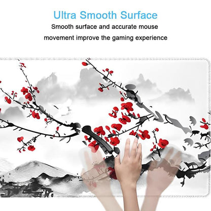 Large Cherry Blossom Gaming Mouse Pad — Anti-Slip, Durable, Perfect for Pro-Level Play & Work