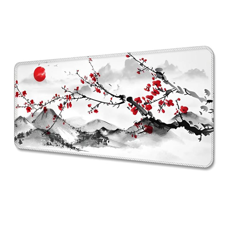 Large Cherry Blossom Gaming Mouse Pad — Anti-Slip, Durable, Perfect for Pro-Level Play & Work