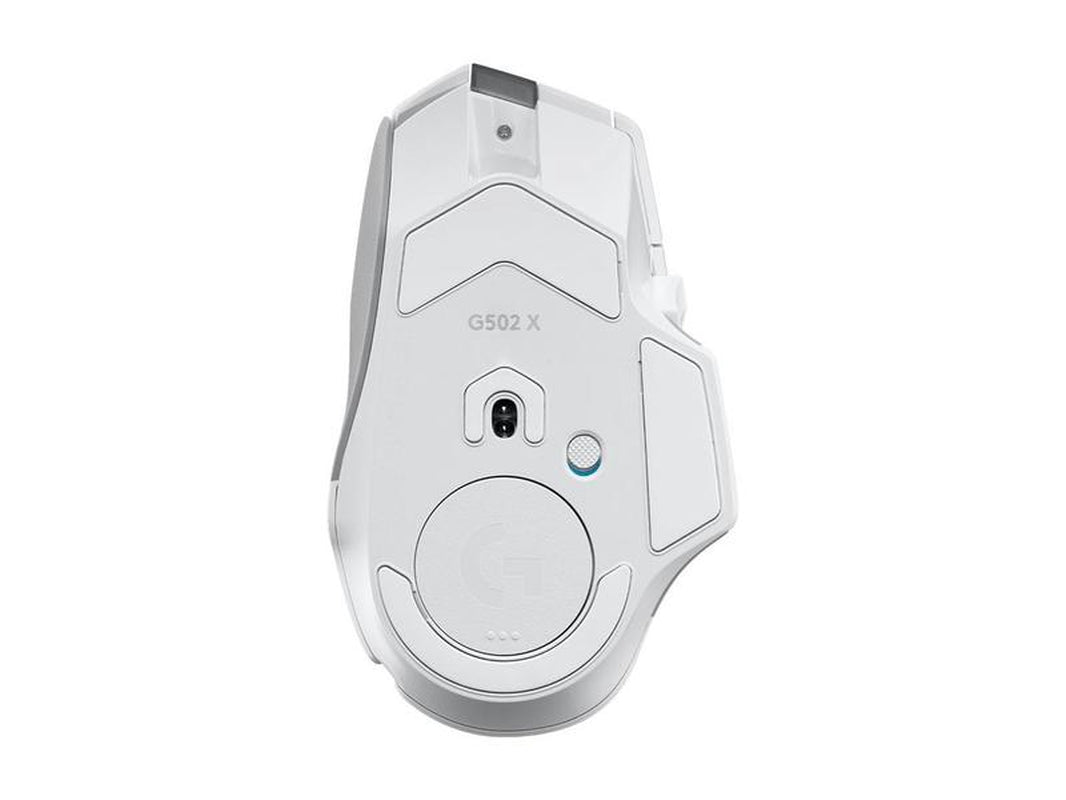 Logitech G502 X LIGHTSPEED Wireless — Ultra-Fast Gaming Mouse with Hybrid Optical-Mechanical Switches & HERO 25K Sensor (White)