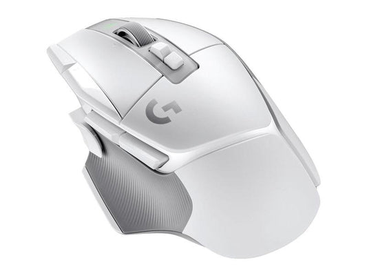 Logitech G502 X LIGHTSPEED Wireless — Ultra-Fast Gaming Mouse with Hybrid Optical-Mechanical Switches & HERO 25K Sensor (White)